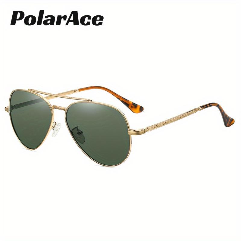 PolarAce Unisex Outdoor Metal Trend Polarized Toad Mirror Driving HD Polarized Sunglasses, UV400
