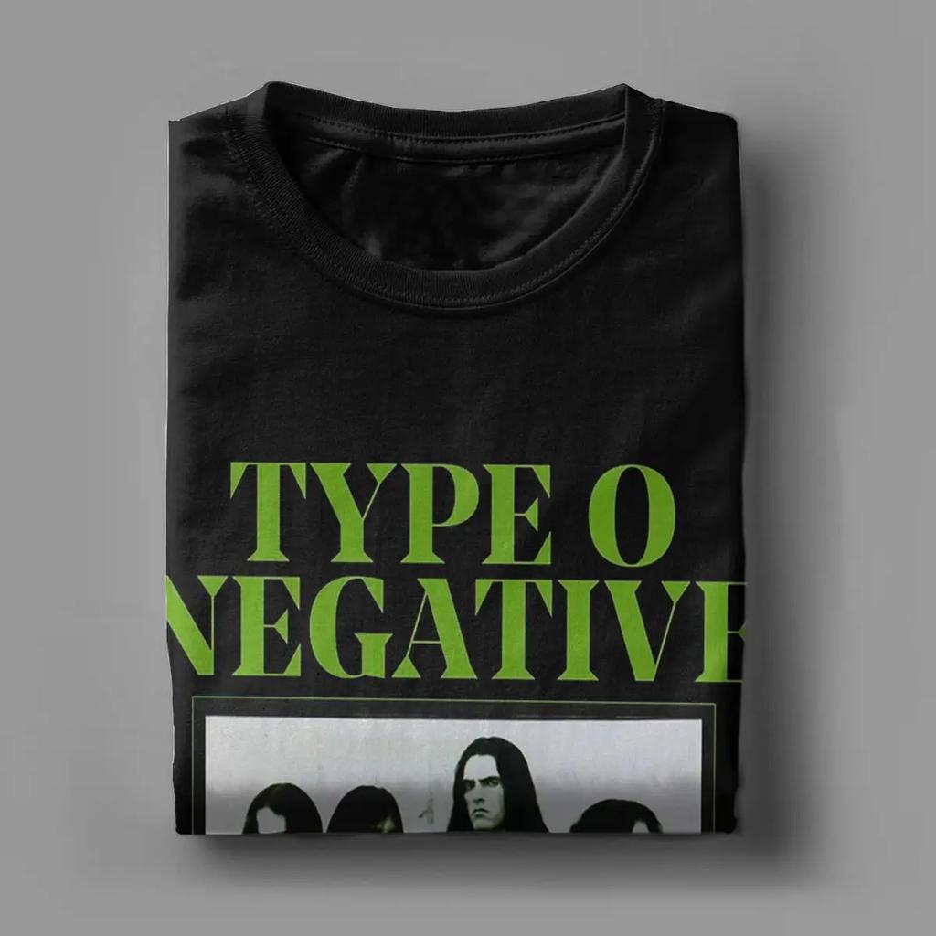 Мужская футболка Type O Negative Funny Cotton Tees с коротким рукавом и круглым вырезом, летние топы