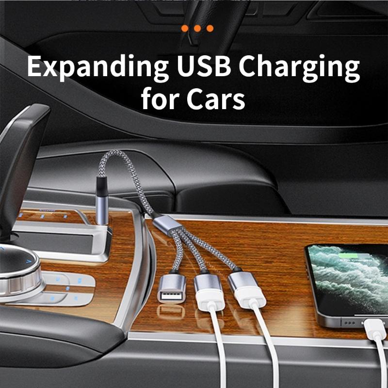 1 шт. 3 в 1 Type C Хост-разветвитель питания USB Type C Адаптер на USB2.0 OTG Type C Штекер-Розетка Кабель для данных и зарядки