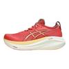 Asics Gel-Nimbus 27 Удобные Модные Трендовые Минималистичные Амортизирующие Низкие Кроссовки для Бега Женские Кроссовки для Бега Красные 1012B753-701