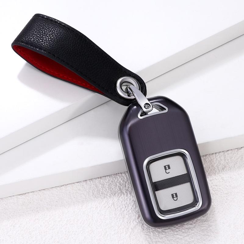 Чехол для ключа Honda для Civic, CRV, Hybrid, Odyssey, XRV - Защитная оболочка и пряжка