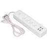 Smart Power Strip for Tuya WiFi Surge Protector 2500W with 4 Individually Controlled Outlets and 4