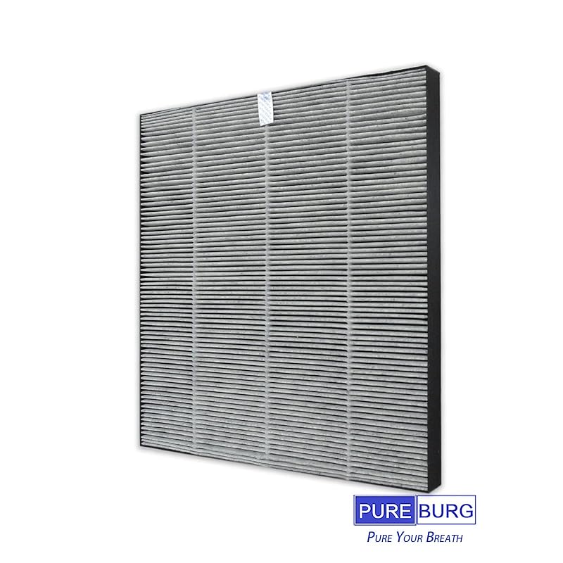 PUREBURG FZ-F28SF Replacement HEPA filter Compatible with SHARP FU-F28-A FU-F28-P FU-G30-A FU-G30-P FU-H30-A FU-H30-P FU-J30-W FU-L30-W Air purifier,