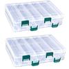 Du Fishing Gear Storage Lure Case Tackle Box Fishing Case of [pont Monde] (Set 2)