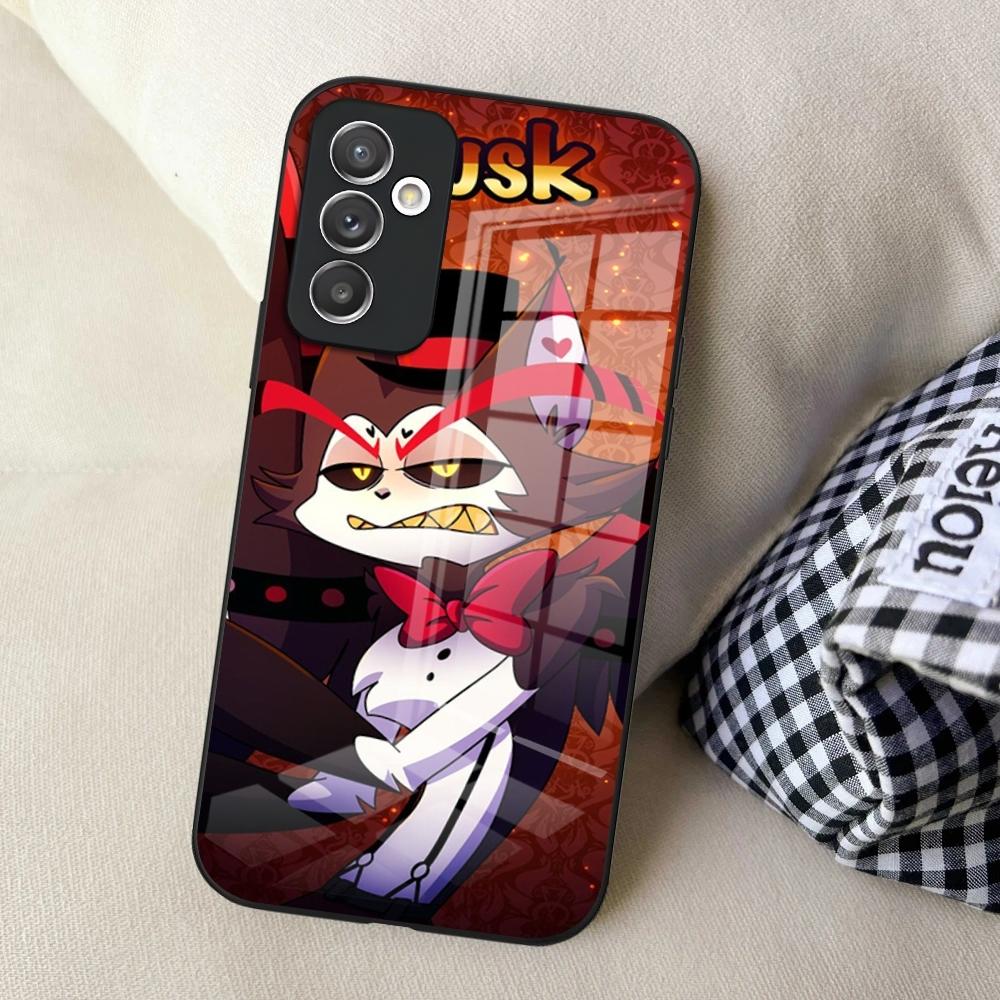 HazbinS H-Hotels AlastorS Phone Case for Samsung S24 Ultra S23 S22 S20 Fe S21 Plus Galaxy A54 A34 A24 A53 M54 Note 20 Back Cover