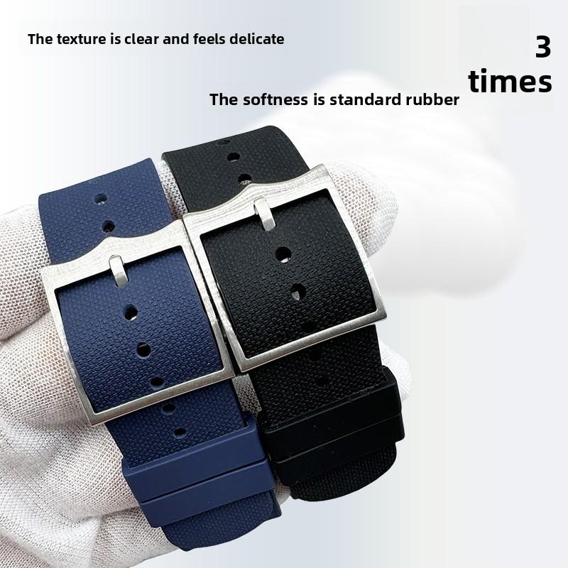 20мм 21мм 22мм FKM Фторкаучуковый Ремешок Для Tudor FXD M25707 M79363N Браслет для Omega Seamaster Longines Rolex резиновый ремешок для часов