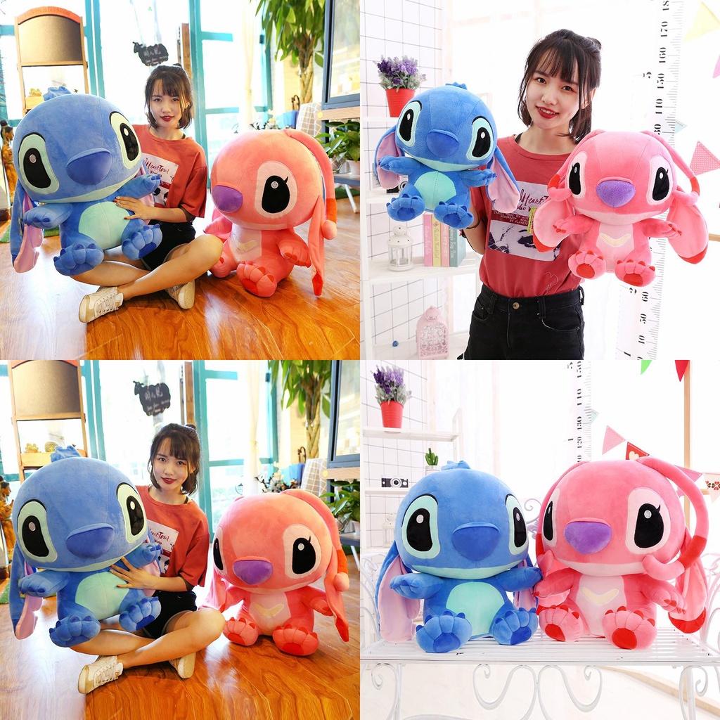 50cm/60cm/70cm Cozy Disney Lilo Stitch Stitch Angel Plush Toy