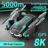 New Dual 8K GPS Professional HD Drone Aerial Photography Obstacle Avoidance Four-Rotor Helicopter RC Dron Toys Remote Control Aircraft