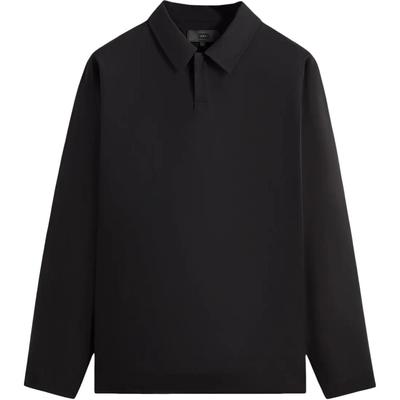 Черные мужские топы-поло 101 Kayson Snap Front KHM031919-001