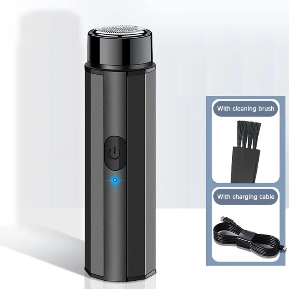 Waterproof Electric Shaver Mini Men's Beard Razor Portable Beard Trimmer for Home&Travel