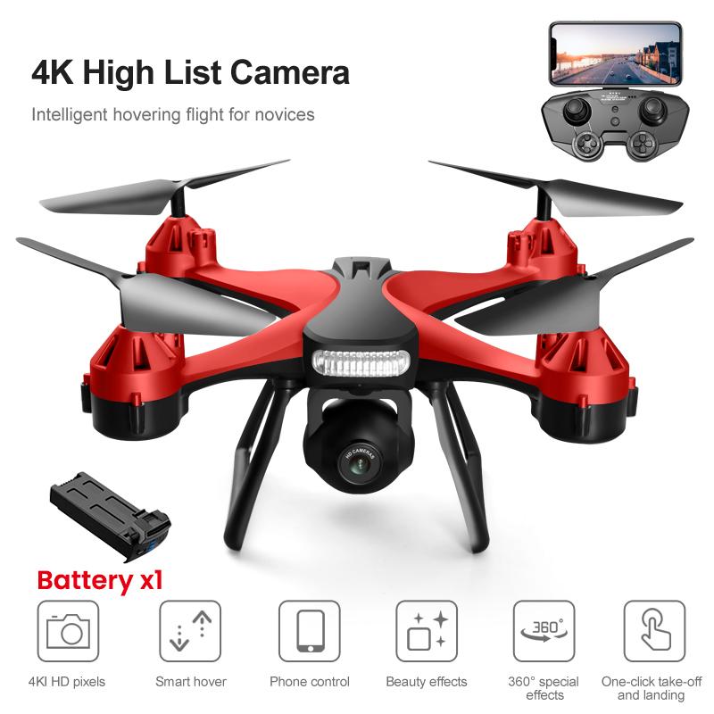New UAV HD Professional Dual Camera Remote Control Helicopter 4K Dual Camera Drone Aircraft Aerial Photography Quadcopter WIFI