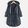 2024 Winter Plus-size Women's Hooded Coat Double-sided Cashmere Fashion Mid-length Loose Cardigan Wool Coat