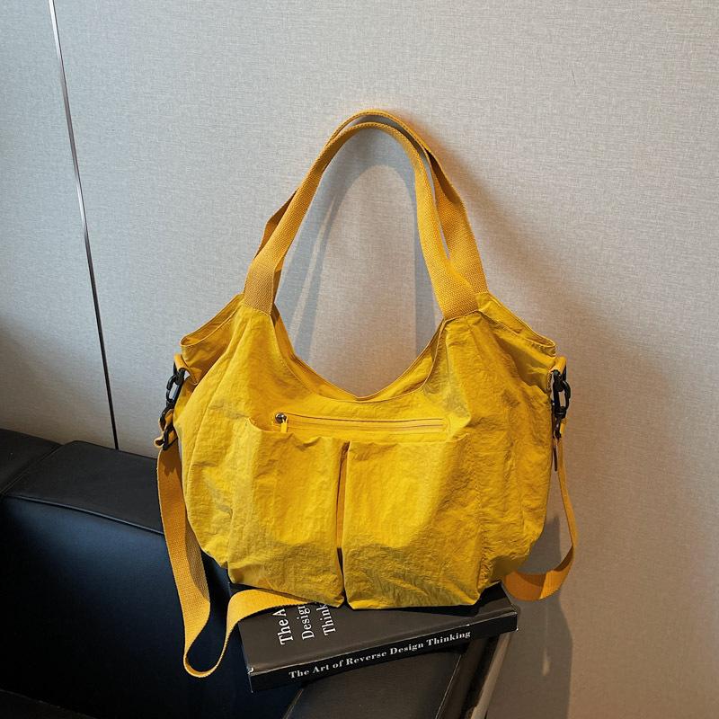 Вместительная тканевая сумка, женская новая сумка-тоут на одно плечо, модная и легкая сумка-тоут, повседневная сумка-мессенджер