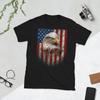 American Flag Bald Eagle Patriotic Red White Blue T-Shirt