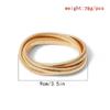 Simple Design Elastic Bracelet Stainless Steel Spiral Bracelet Fashion Vintage Bangle  Women Girls