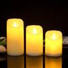 DFsucces LED Candle Lights, Set of 3, Warm Light, Flameless, Flickering, Energy-Saving, Safe, Long-Lasting, Convenient for Photography, Christmas,