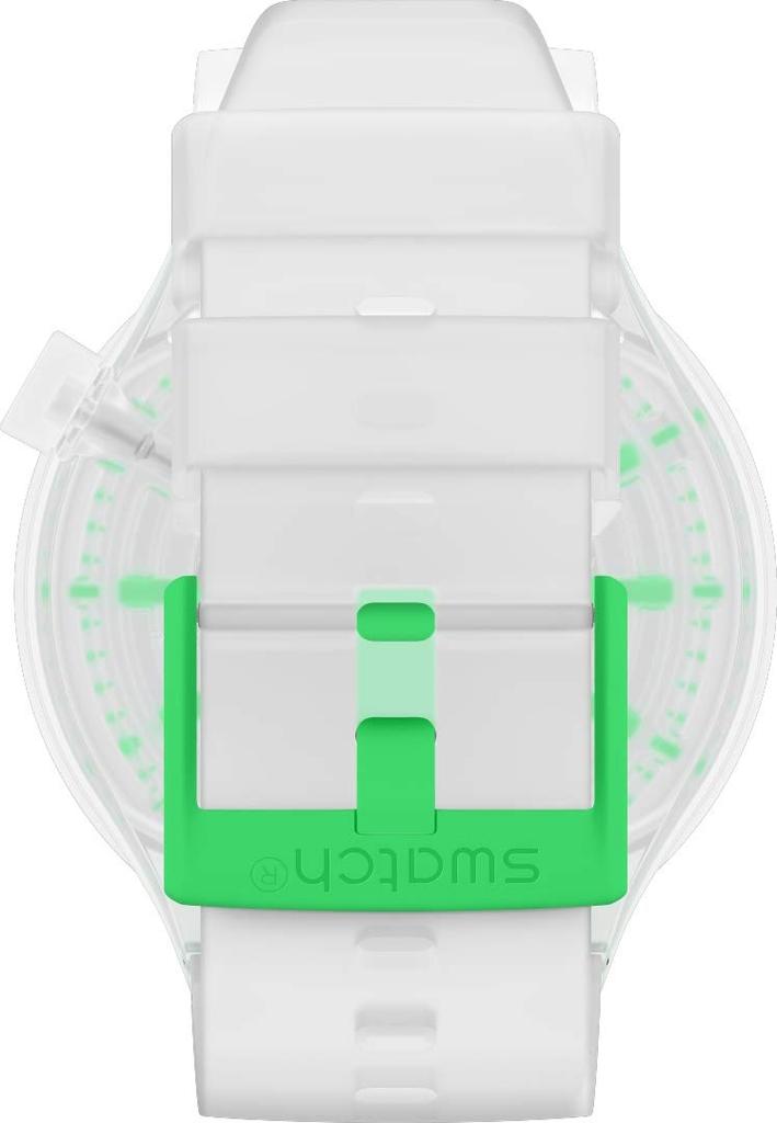 Наручные часы Swatch Big Bold GREENINJELLY SO27E104, Официальный японский продукт, Прозрачные