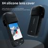 Insta360 X5\X4 Accessories Silicone Case Protective Cover Lens Cap Screen Protector Mini Protective Case For Insta 360 X 4 \X 5
