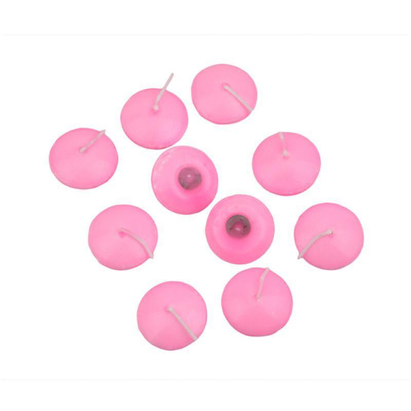 8 шт. Романтический декор Плавающие свечи Круглые Бездымные свечи Свадебная вечеринка Домашний Отель Декор Реквизит