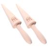 2 Pcs Cream Horn Forms Cone Mold Creami Waffle Cones Maker Home Wood Buttercream