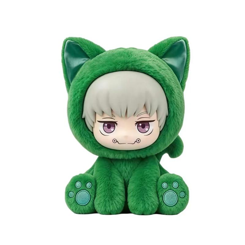 EAKI Jujutsu Kaisen Cat Sitting Party Blind Box Anime Figure Collectible Decor Ornament Birthday Gift Toy