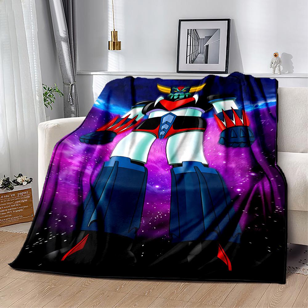 Giant Robot Adventure Blanket Comfortable Perfect for Bed Office Chair Couch Four Seasons Universal Warmthful Decor