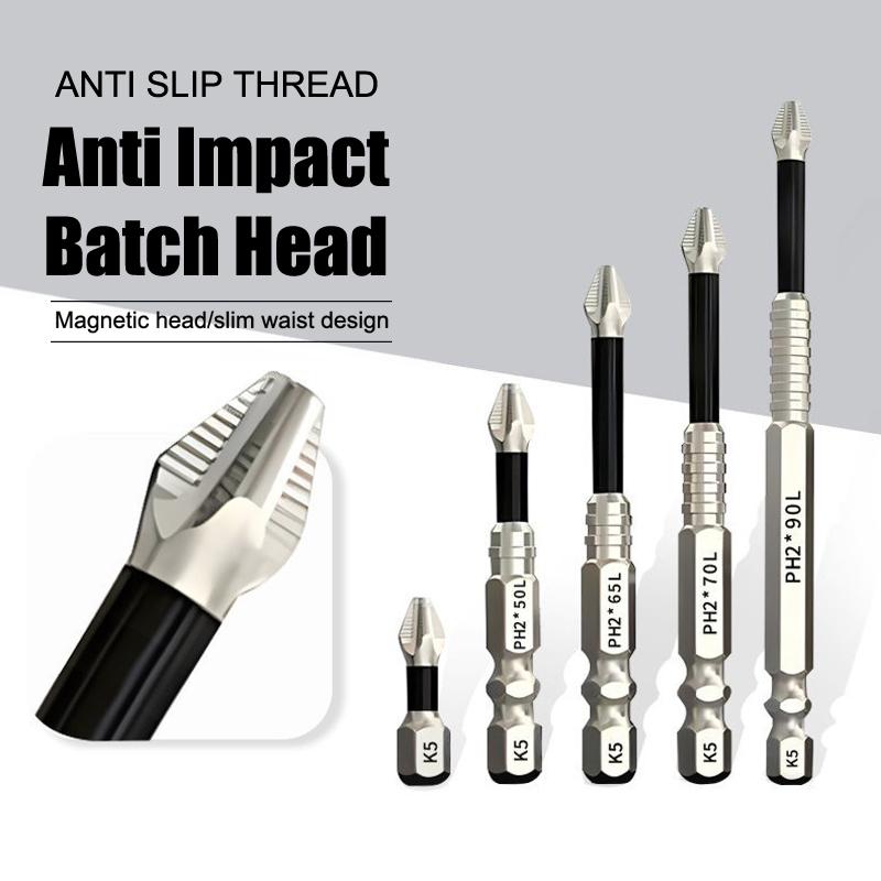 9 шт./набор Высокомагнитные Насадки для Отвертки и Дрели Долговечность Универсальный Противоскользящий Магнитный Набор Электрических Отверток