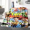 Toy Story Characters Collage Flannel blanket, soft and warm, suitable for beds and sofas, all seasons, portable travel blanket. 073083