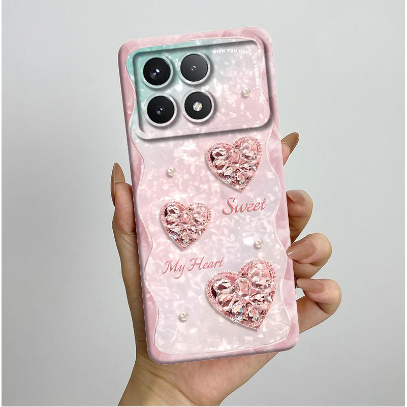 Ударопрочный чехол для телефона Xiaomi Poco X6 Pro 5G Redmi K70E Красивые Бабочки Цветы Мягкий ТПУ Корпус Poco X6Pro Бампер Задняя Крышка