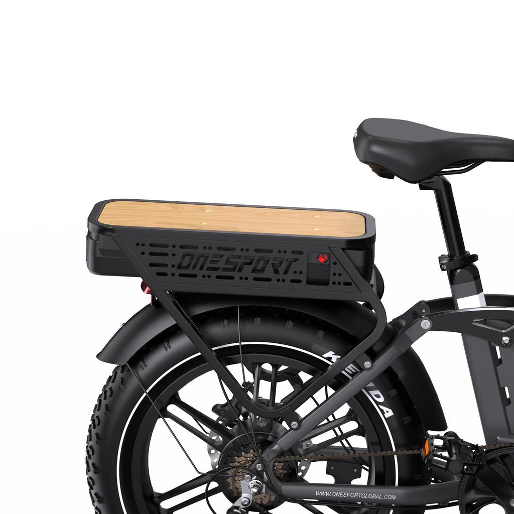 ONESPORT OT08Pro Взрослый Электровелосипед Мотор 500 Вт 48В36Ач Двойная Батарея Горный Внедорожный Электрический Велосипед 20 Дюймов Толстые Шины Электровелосипед