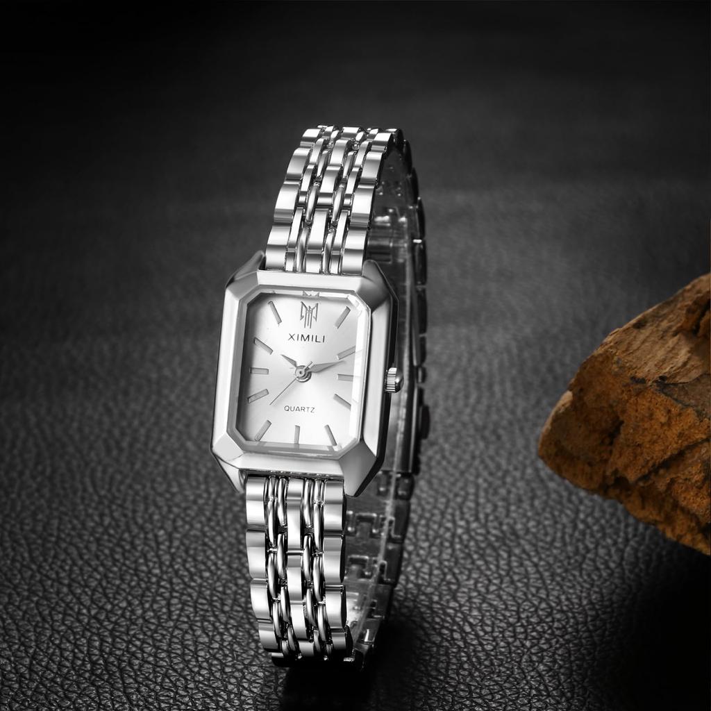 Simple Cute Silver Analog Accessories Day Gift for Her Women's Watch Display, Waterproof, Stylish, Quartz, Leisure, Business, Fashion, - Birthday,