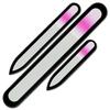 Set of 3 Rainbow Crystal Nail Files, Hand Made of Czech Tempered Glass R-BMS