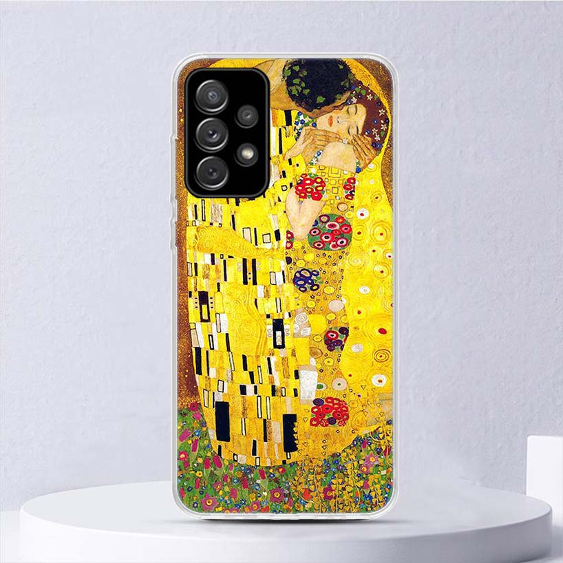 Мягкий чехол Kiss by Gustav Klimt для Samsung Galaxy A52 A53 A32 A22 A12 5G, чехол для телефона A33 A23 A13 A72 A73 A02S A03S A42 Coq