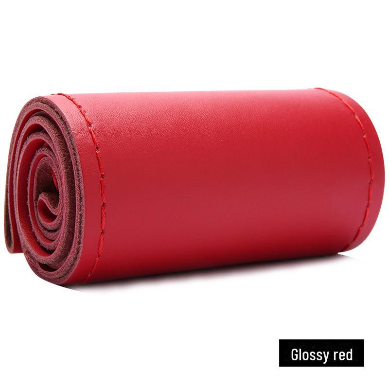 Универсальная оплетка на руль из коровьей кожи ручной работы для всех сезонов