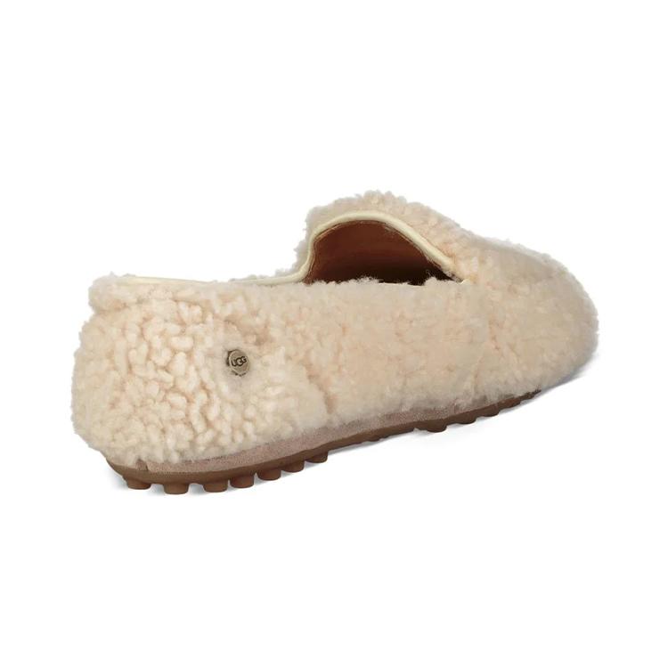 UGG Hailey Fluff Loafer Slip 'Natural' Women's (Unisex) Women's Casual Shoes 1095108 NAT