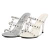 Women’s Sexy Heels Sandals 11cm High Fashion Heels Girls Shoe Slipper High Heel Patent Leather Pumps Crystal Heel Sandals