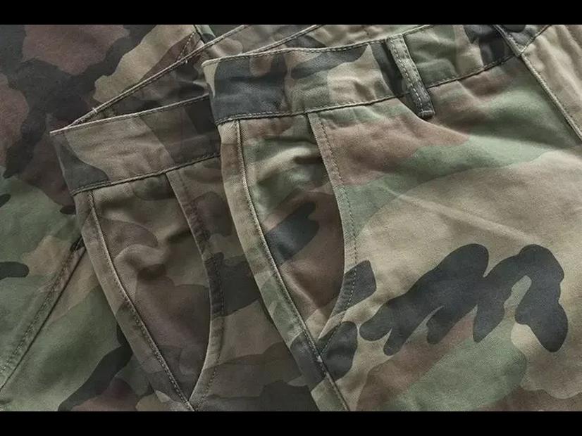 Модный мужской камуфляжный комбинезон Nine-Point - весна/лето 2023 г. в корейском стиле