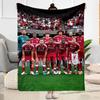 Liverpool Football Club Blanket Comfortable Perfect For Office Chair Picnics Chair Four Seasons Universal Modern Style Gifts For Family Or Friends