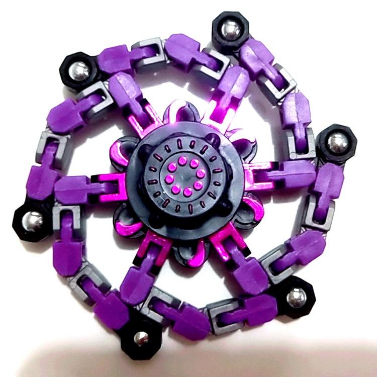 Деформируемый механический гироскоп в штучной упаковке, вращающийся гироскоп для пальцев, развивающий интеллект, робот-гироскоп с кончиками пальцев, игрушка для снижения давления