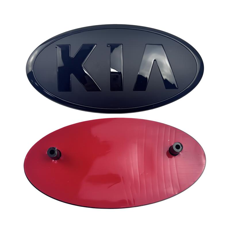 AAND1 Car Front Hood Emblem Rear Trunk Badge for KIA Sportage Ceed sorento Cerato Picanto Soul Stonic K3 K5 Rio optima Accessories