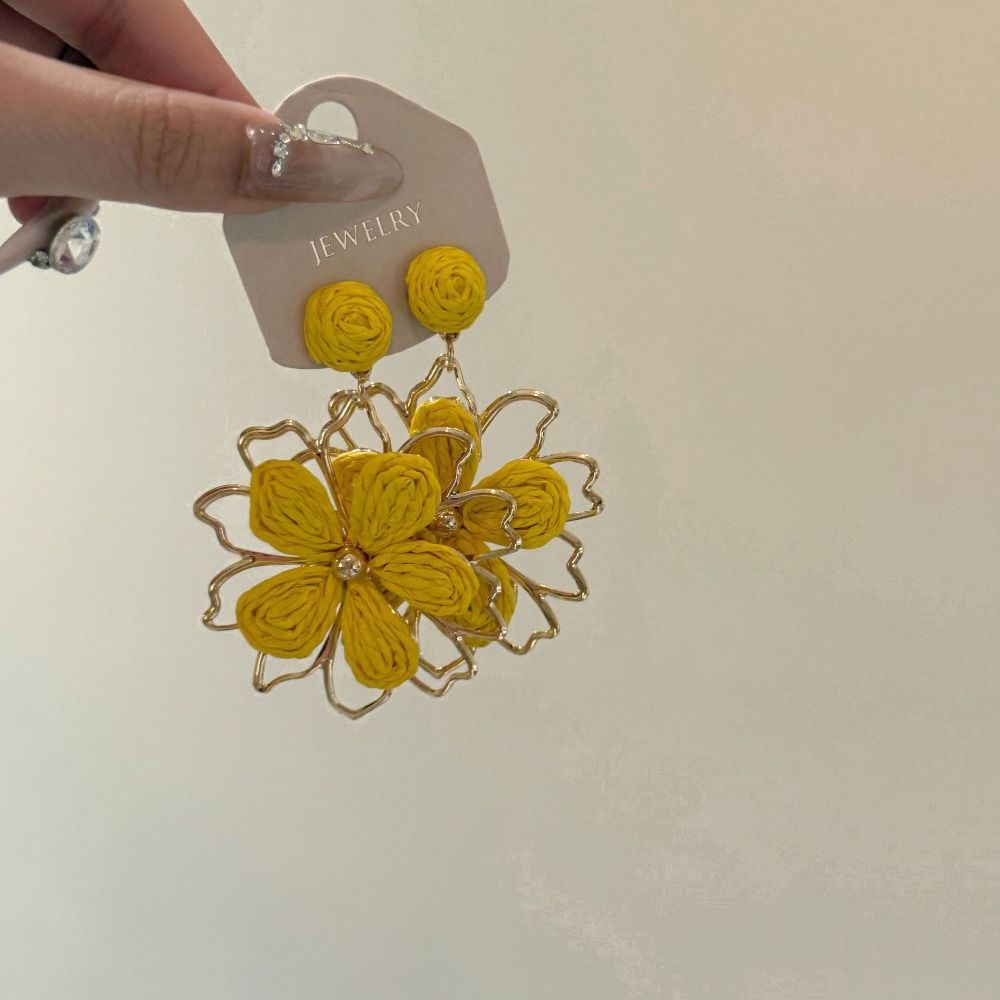 Handmade Bohemian Earrings Summer Women Jewelry Cute Flower Earrings Party