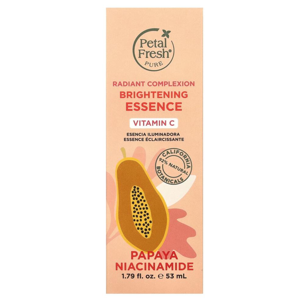 Petal Fresh, Pure, Strahlender Teint Aufhellendes Essence, Papaya Niacinamid, 1,79 fl oz (53 ml)