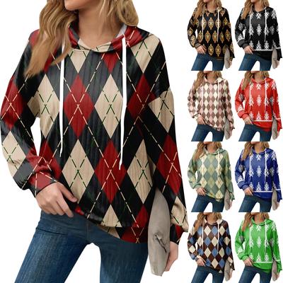 Толстовки для женщин оверсайз зимние милые свитшоты пуловер трендовая осенняя одежда