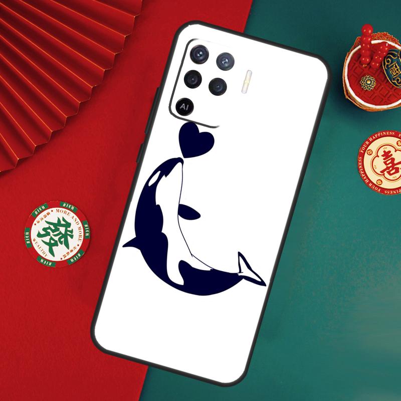 Чехол для телефона Orcas Whale для Oppo A76 A16 A96 A17 A60 A40 A80 A98 A58 A78 A18 A38 A57 A74 A54 A94 A15 A5 A6 Pro