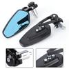 2pcs 7 8in Handlebar End Rearview Mirrors AntiGlares 180 Degree Adjustable Universal for Motorcycle