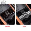 For BYD Sealion 7 Sea lion 07 Aluminum Alloy Red Engine Start Stop Headlight AC ESS steering wheel gear Button Cover Sticker