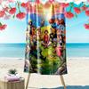 Pirates Anime Art Print Beach Towel, Large Soft Quick Dry Towel for Beach Camping Swimming