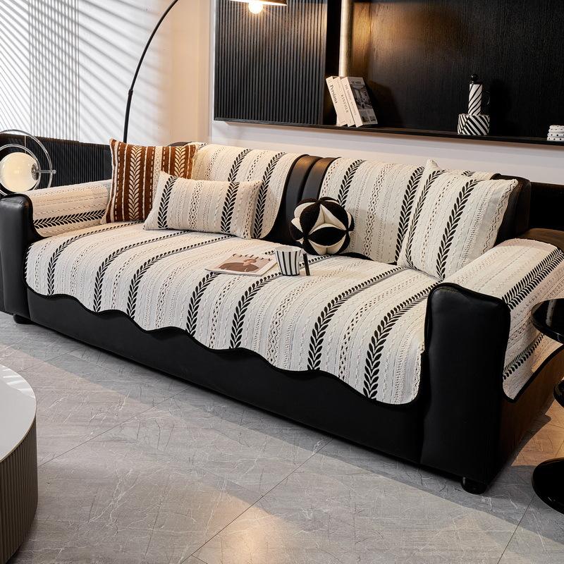 Premium Special-Shaped One-Piece Sofa Cushion Non-Slip Straight Row Sofa Cover Irregular Seat Cushion Anti-Cat Scratch Cover Cloth Towel