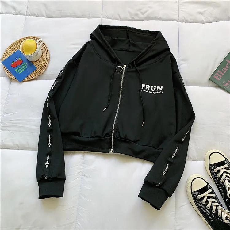 Cargo Pants Women's Suit Loose Hooded Sports Cardigan + Vest + Pant Three-piece Chain Letter Printing Set