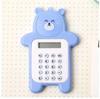 Калькулятор с милым медведем в Корейском стиле, модный мини-портативный маленький калькулятор, портативный школьный компьютер для студенческого офиса